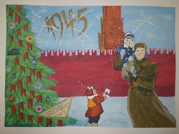 Юные и взрослые жители Мордовии могут нарисовать «Елку Победы» и стать авторами новогодних открыток